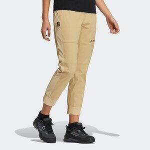 adidas Terrex Women's Utilitas Thech Pants, Beige Tone size SMALL